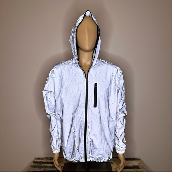 Transparent Zip-Up Jacket - Picture 1 of 7